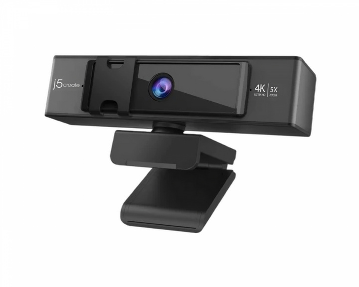 j5create 4K Ultra HD Webkamera med 5x Digital Zoom