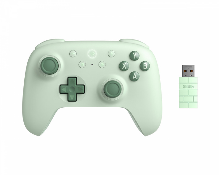 8Bitdo Ultimate 2C 2.4G Trådløs Kontroller Hall Effect - Grønn