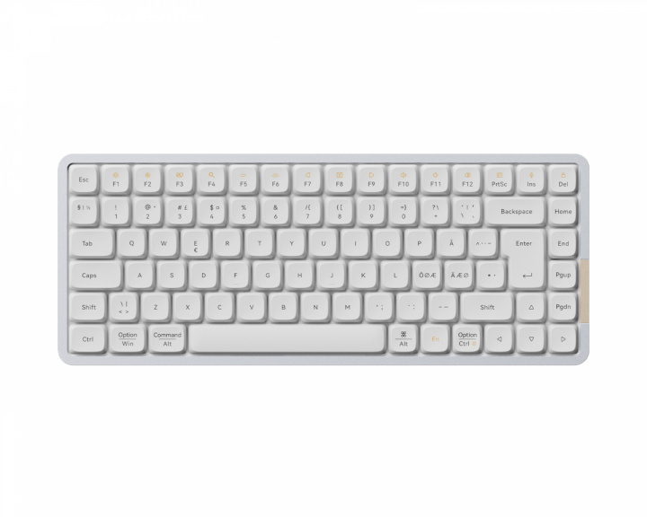 Lofree Flow84 75% Low-Profile RGB Mekanisk Tastatur [Kailh Ghost] - Hvit