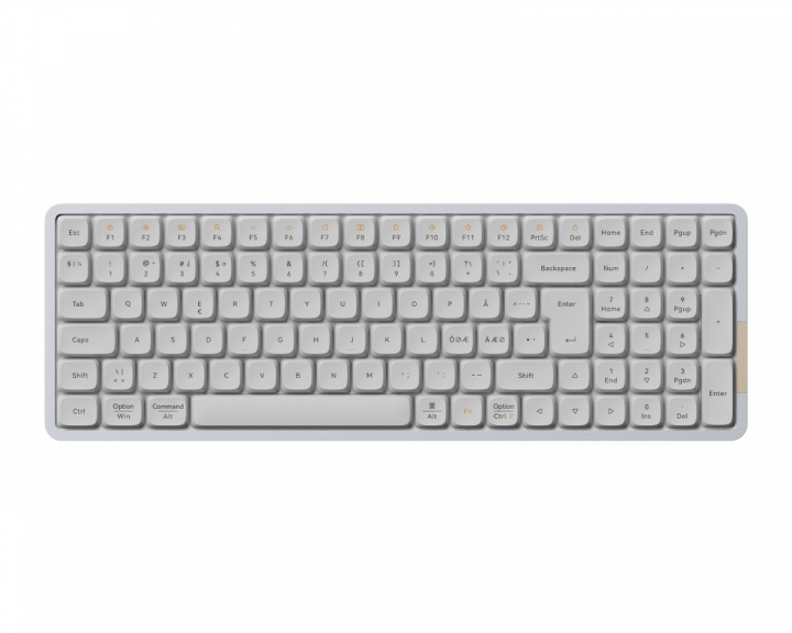 Lofree Flow100 96% Low-Profile RGB Mekanisk Tastatur [Kailh Ghost] - Hvit