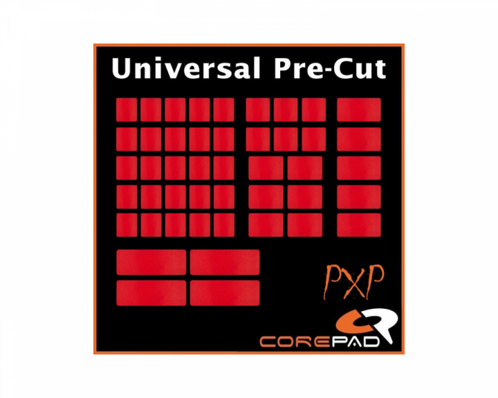 Corepad PXP Universal Pre-Cut Grips til Tastatur og Mus - Rød