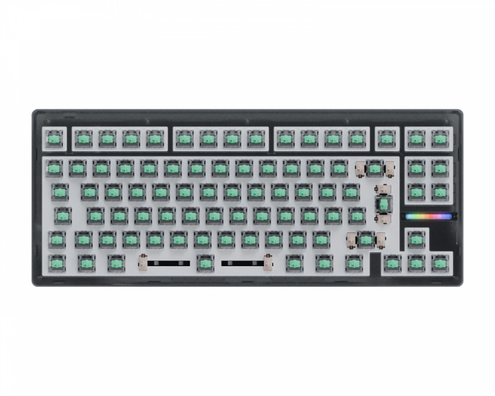 Wooting 80HE 80% Tastatur Ghost - ISO