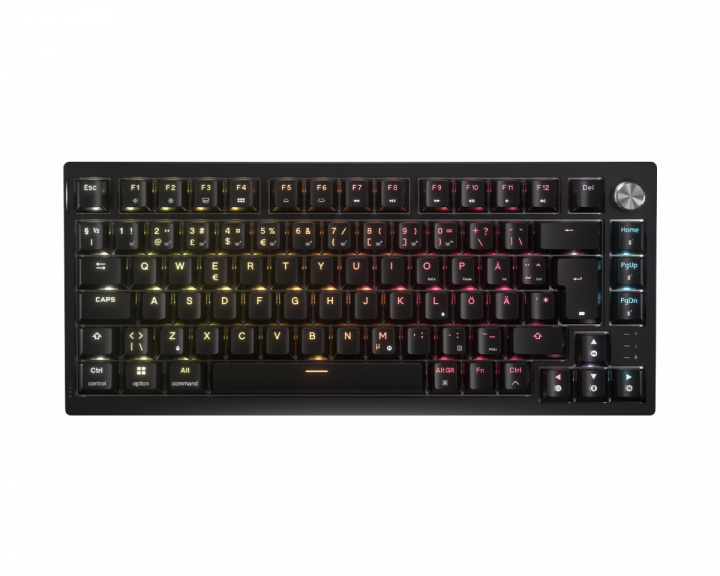 Corsair K65 Plus 75% Trådløs Mekanisk Gaming Tastatur [MLX Fusion] - Svart
