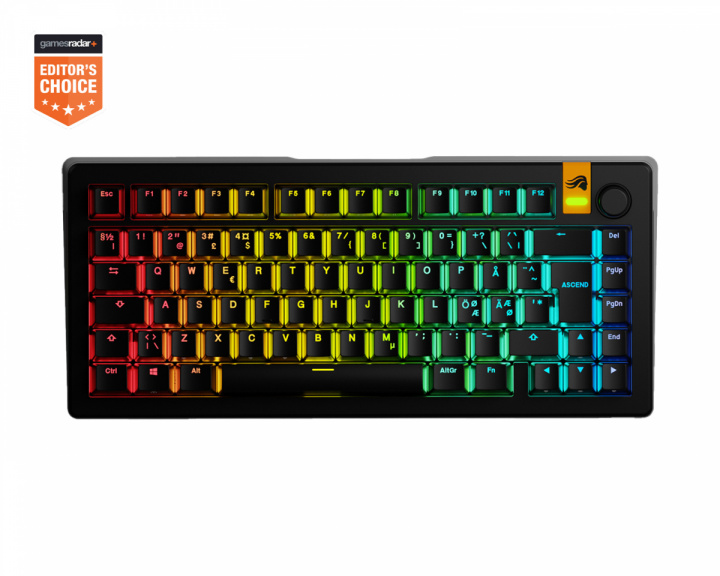 Glorious GMMK 3 HE 75% Pre-Built Tastatur [Hall Effect] - Svart