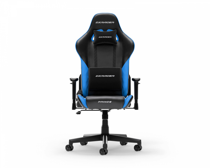 DXRacer PRINCE L Svart & Blå PVC Lær