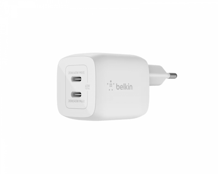 Belkin Boost Charge 45W USB-C Vegglader - Hvit