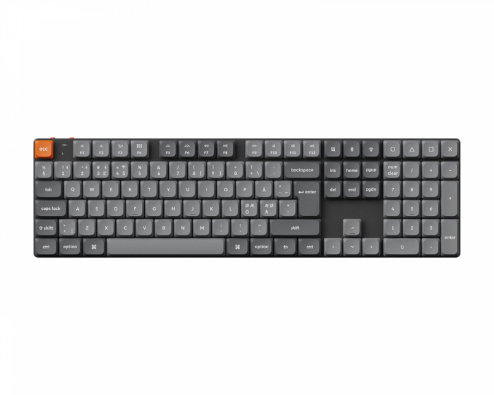 Keychron K5 Max Low Profile Hotswap Trådløst Tastatur [Gateron Red] - ISO