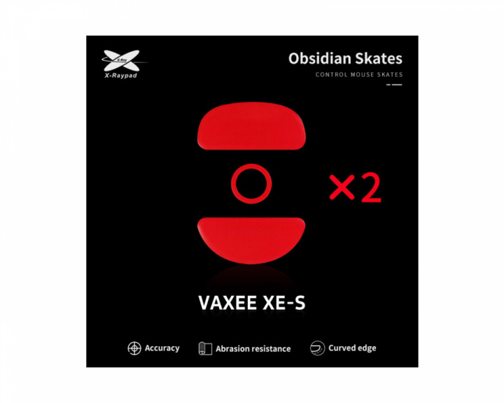 X-raypad Obsidian Mouse Skates til Vaxee XE-S