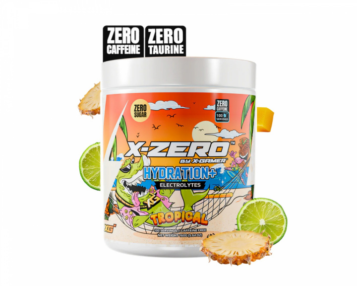 X-Gamer X-Zero Hydration+ Tropical - 100 Porsjoner