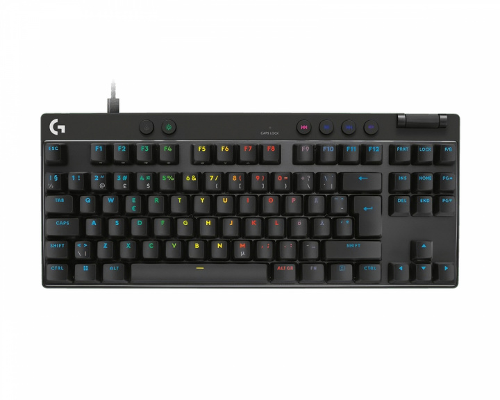 Logitech Pro X TKL Rapid Kablet Gaming Tastatur [Linear] - Svart