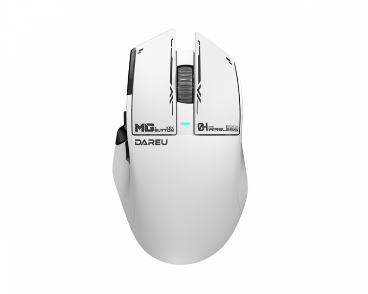 Dareu A980Pro MAX Trådløs Gamingmus - Hvit