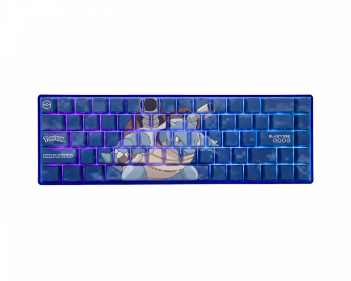 Higround Pokémon Base 65 Hotswap Gaming Keyboard - ANSI - Blastoise [White Flame]