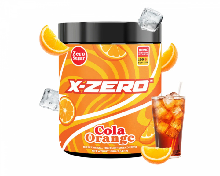 X-Gamer X-Zero Cola Orange - 100 Porsjoner