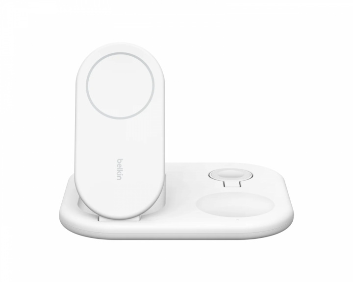 Belkin Boost Charge Qi2 15W Magnetisk 3-in-1 Ladepute - Hvit