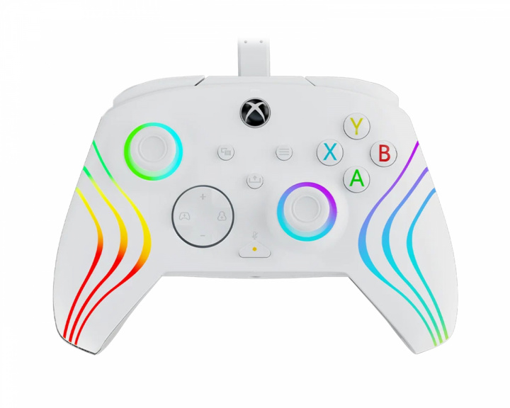 PDP Afterglow Wave Kablet Kontroller - Hvit (PC/Xbox)