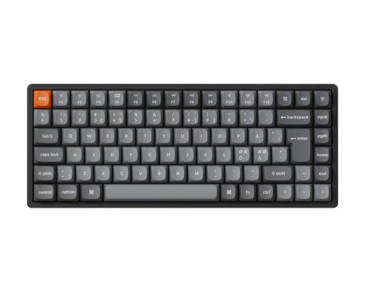 Keychron K2 MAX Trådløs Tastatur Hot-Swap [Super Brown]