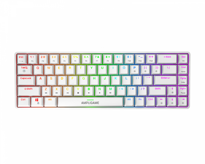 Fifine AmpliGame GK1W ANSI Gaming Tastatur - Hvit