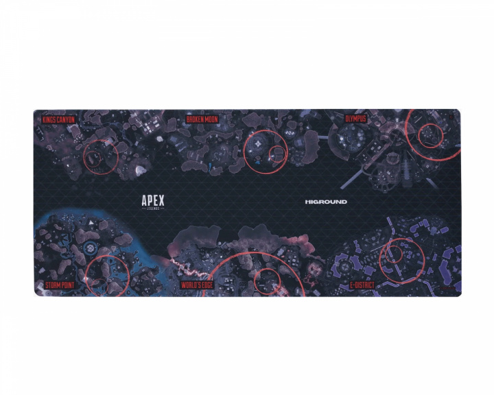 Higround Apex Gaming Musematte - Minimap - XL