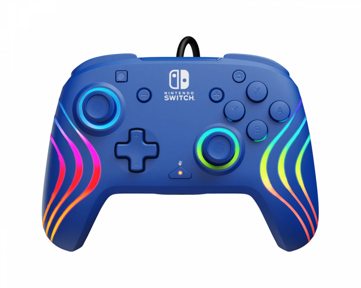 PDP Afterglow Wave Wired Kontroller - Blå (Nintendo Switch)