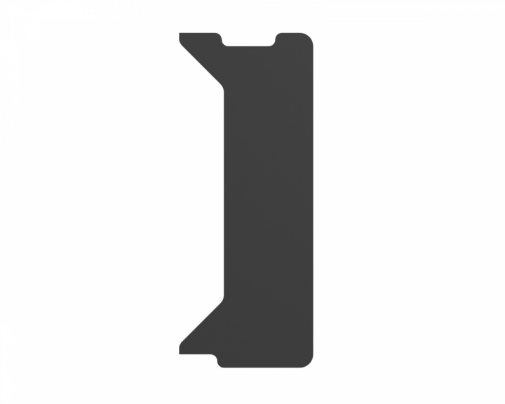 Genesis Bordplate 30cm Høyre til Holm Modular - Svart