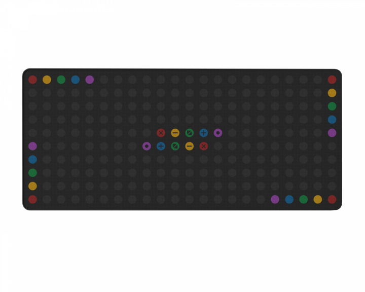 KBDfans PBTfans Retro Dark Lights R2 - Bubble Deskmat 2XL