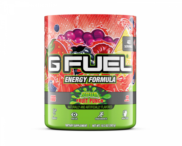 G FUEL Sour Fruit Punch - 40 Porsjoner