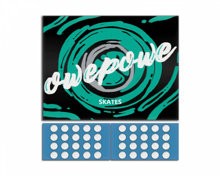 Owepowe Eagle Mus Skates Speed Dots Stor - Hvit