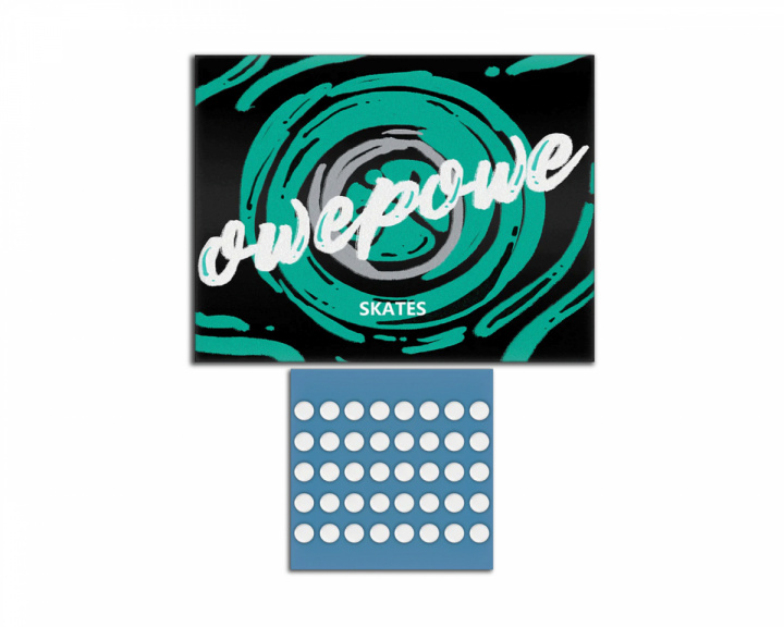 Owepowe OP Mus Skates - Universal Dots 40 stk - Hvit