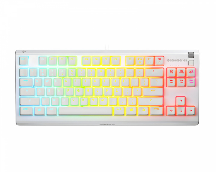 SteelSeries Apex 3 TKL RGB Tastatur - Hvit