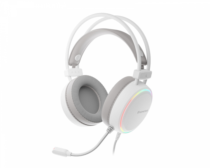 Genesis Neon 613 G2 Gaming Headset RGB - Hvit