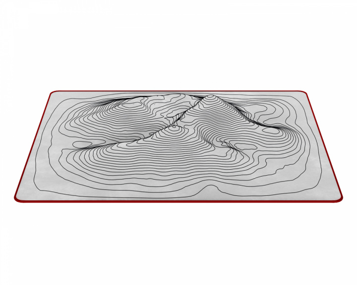 MaxGaming Real Topographic Mousepad - Summit