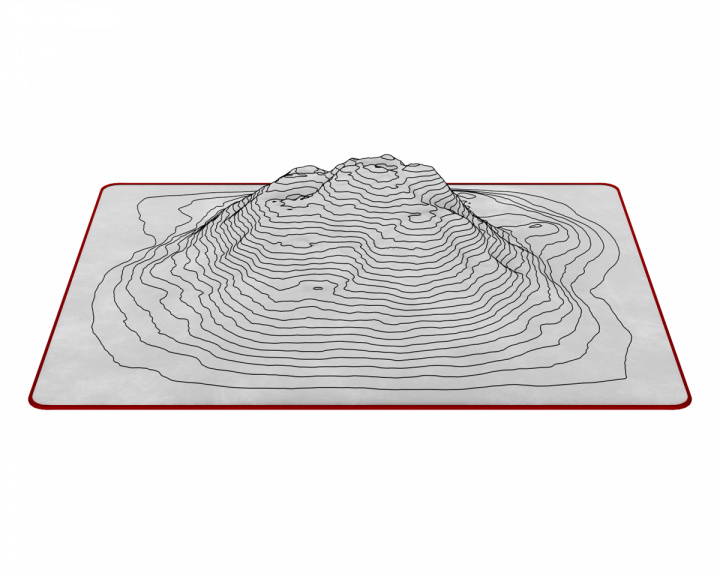 MaxGaming Real Topographic Mousepad - Everest Pro
