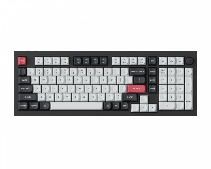  Q5 HE 96% RGB Hotswap ISO Tastatur [Nebula Linear] - Svart