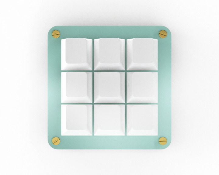 MaxCustom 9-Key MacroPad - Turkis