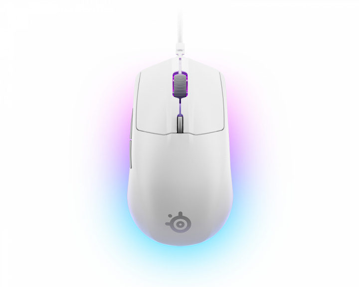 SteelSeries Rival 3 Gen 2 Gamingmus – Hvit