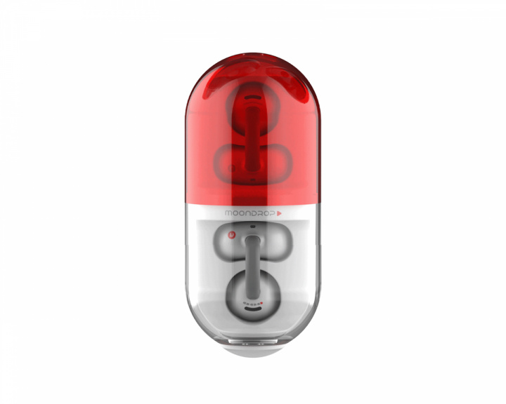  Pill Trådløse In-Ear Hodetelefoner - Rød