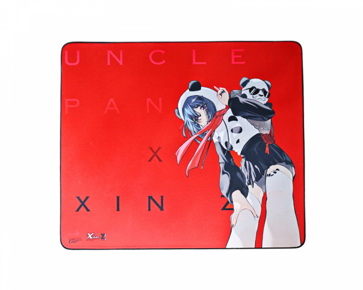 Uncle Panda Crimson Mirror Gaming Musematte - Rød