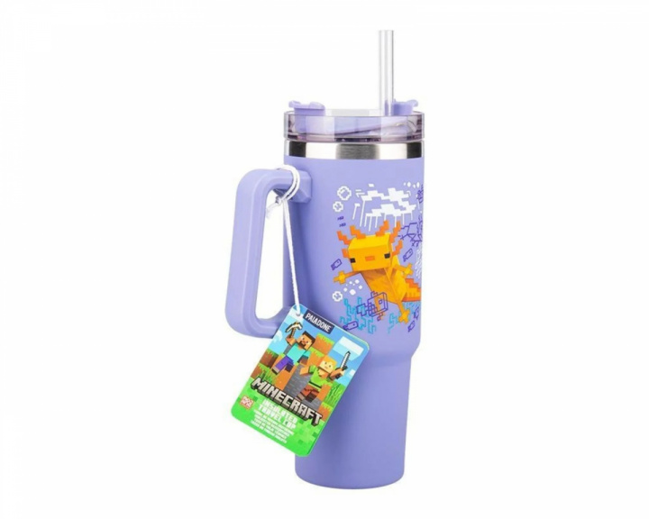  Minecraft Tumbler Kopp 900ml - Lilla