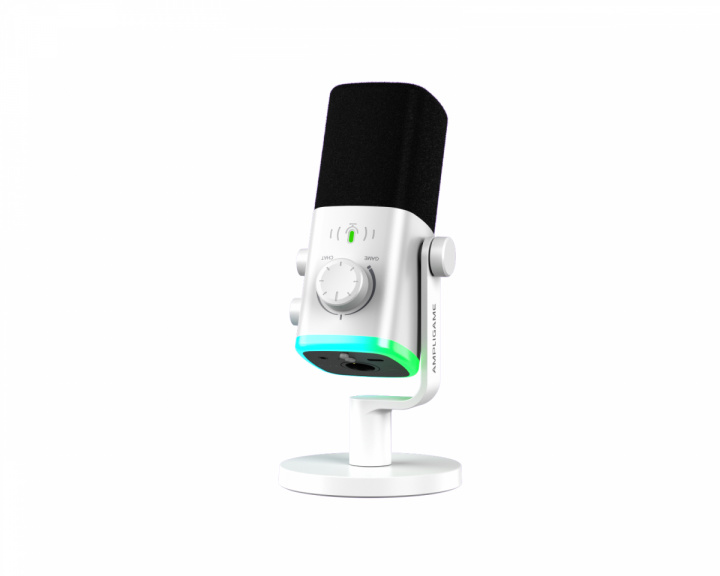 Fifine AmpliGame AM9 USB/XLR Mikrofon - Hvit