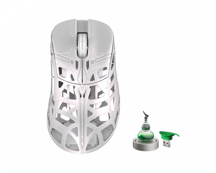 WLMouse x The Swords Magnesium Trådløs Gamingmus [OMRON] - Hvit