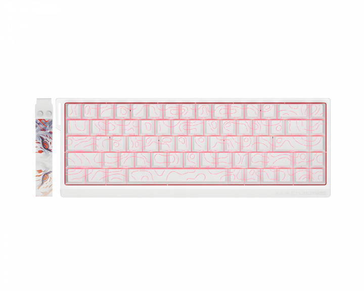  MAD68 Flagship HE V2 ANSI Tastatur [TTC Magneto] - Hvit