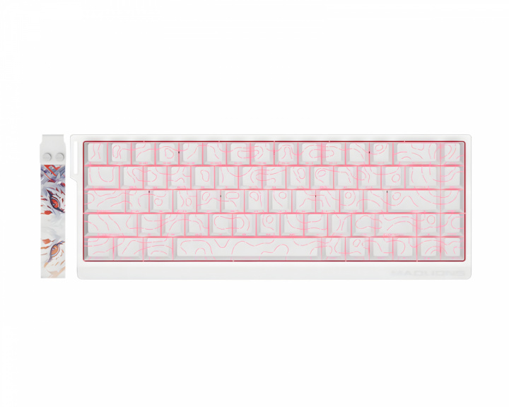  MAD60 Flagship HE ANSI Tastatur [Magnetic Amber PRO] - Hvit