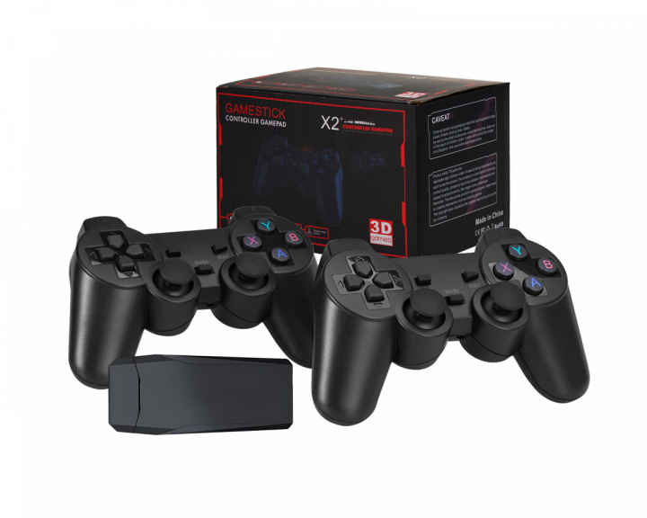  X2 Retro Spillkonsoll - 64G HDMI Game Stick - 30000+ Spill