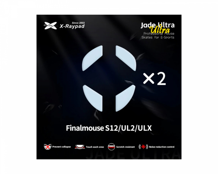 X-raypad Jade Ultra Skates for Final Mouse S12/UL2/ULX
