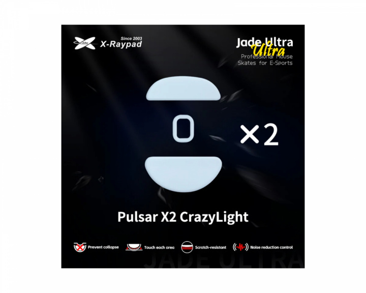 X-raypad Jade Ultra Skates for Pulsar CrazyLight
