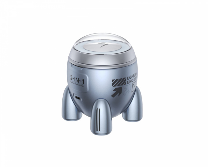 UGREEN MagFlow Qi2.2 25W 2-i-1 Rocket Magnetisk Trådløs Lader