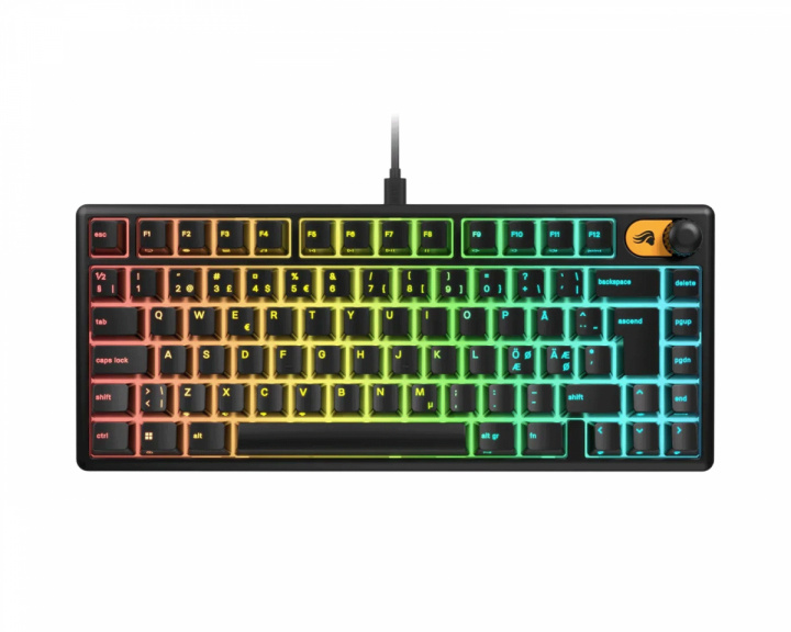Glorious GMBK 75% Gaming Tastatur - Svart