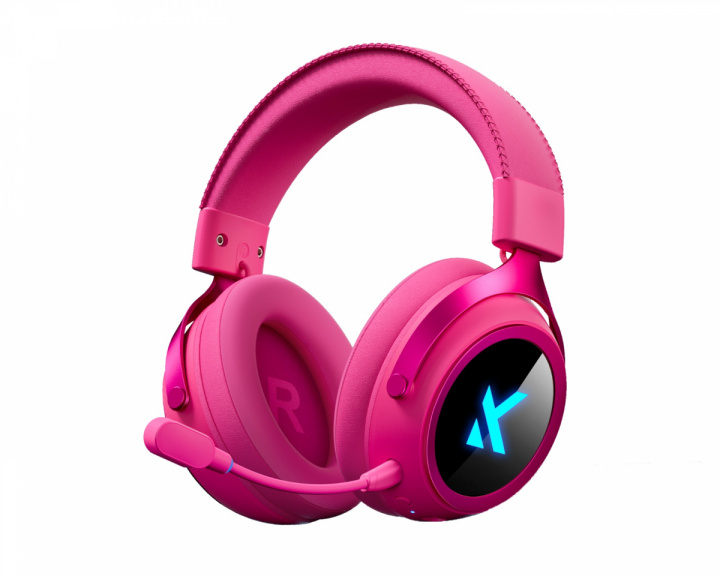  X9 Trådløs Gaming Headset - Roserød