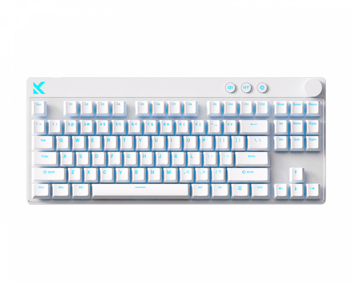 MCHOSE Mix 87 Hall Effect Magnetic Gaming Tastatur ANSI - Hvit