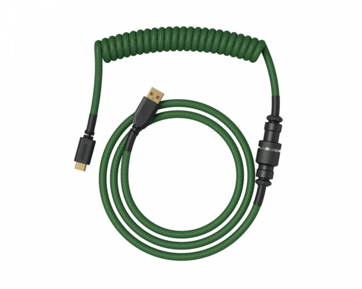  Coil Cable - Forest green
